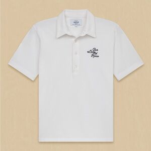 La Ligne Our Lady‎ of Rocco White Pique Polo